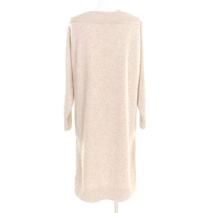 Hermes 24AW 4h2541d1 100% Cashmere Asymmetrical Long Sleeve Knit Dress With