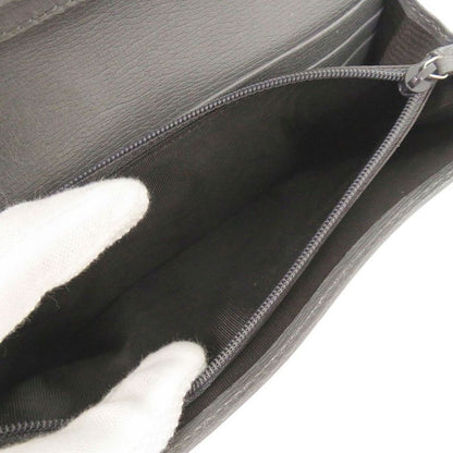 Gucci Interlocking G 256348 Leather Gray Long Wallet 0803 Gucci Men's