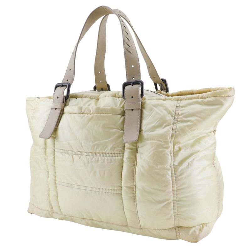 Bottega Veneta Bottega Veneta Spinnaker Intrecciato Nylon Gold Beige Women's