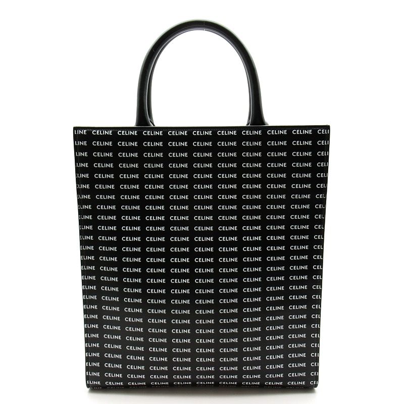 Celine Vertical Cabas Small Tote Bag 191542dt2 PVC Calf Women's Tote Bag Black