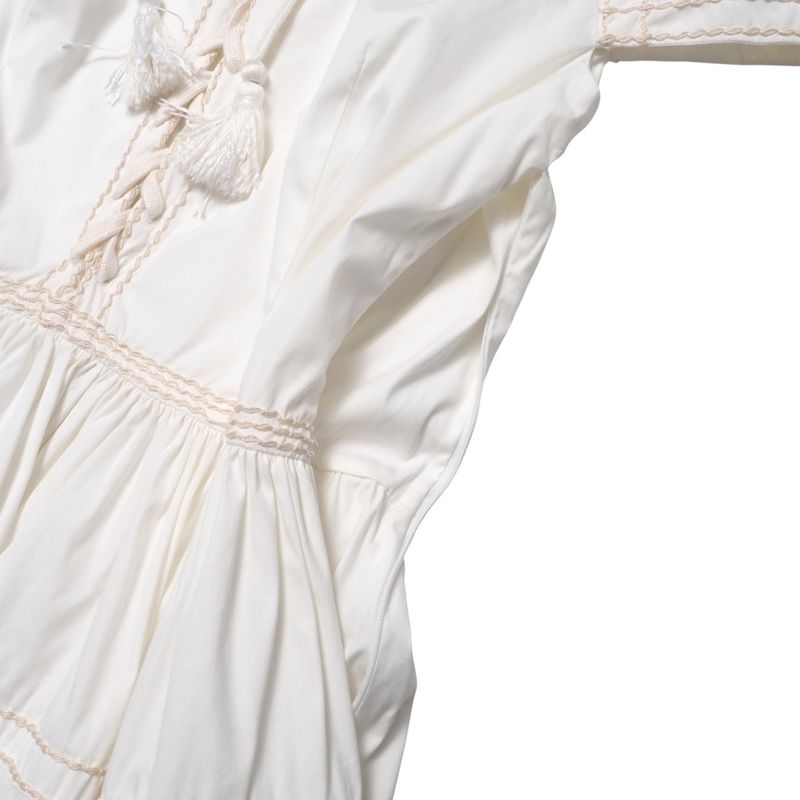 Prada Dress Size 38S Stitched Gathered Cap Sleeves Made In Italy 20250602 Ra4986