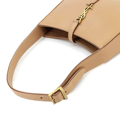 Exhibit Saint Laurent Le5a7 Le Saint Cassette Shoulder Bag Leather Beige 657228