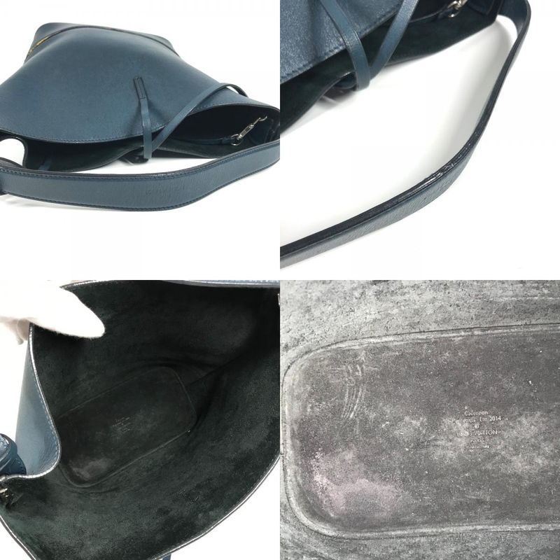 Louis Vuitton Shoulder Bag Nn14gm Cuir Nuance M94588 Leather Blue