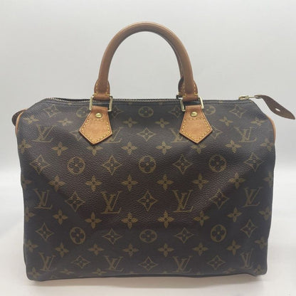 Louis Vuitton Monogram Speedy 30 M41526 Handbag Brown Preowned 005440