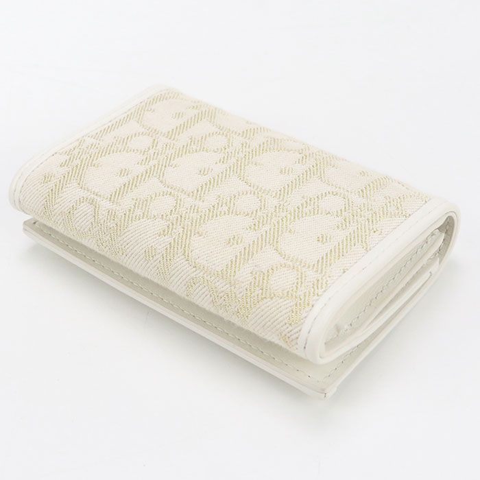 DIOR Glycine Wallet 30 Montaigne S2300 UNRG M01E Coin Purse Jacquard Women's