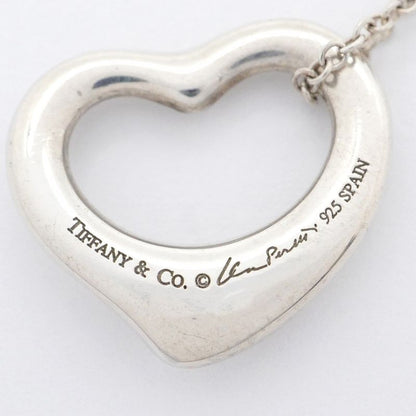 Tiffany & Co Necklace Open Heart Silver 925 Ladies