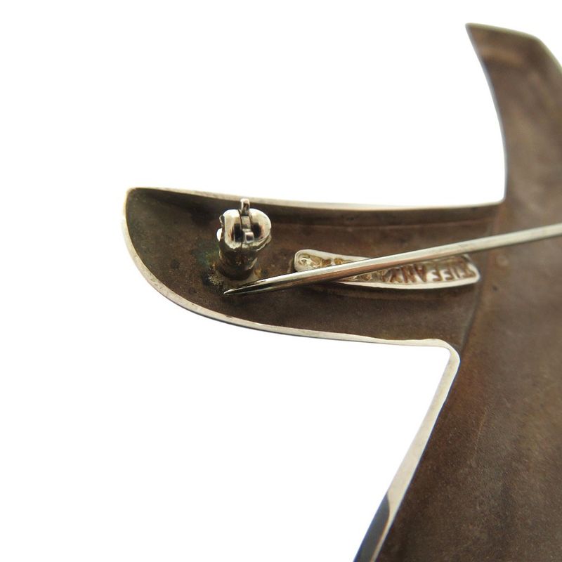 Tiffany & Co Paloma Picasso Kiss Brooch 925 Silver 1015 Tiffany & Co
