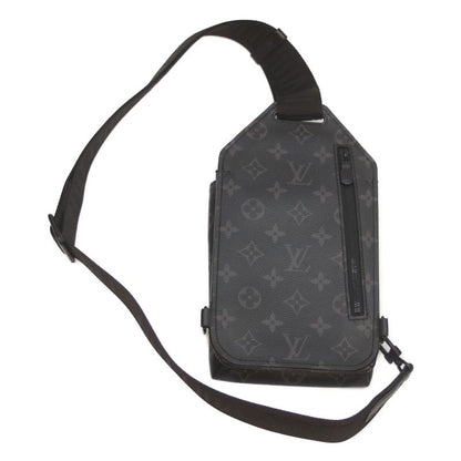 Louis Vuitton M45912 Monogram Eclipse Sommeurs Ring Bag Body Bag Black Men's