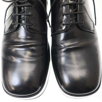 Prada Square Toe Platform Leather Shoes 2eg379 Black 8
