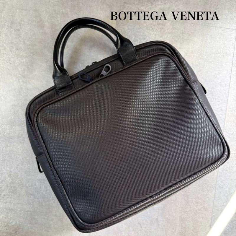 Bottega Veneta Marco Polo Business Bag Briefcase Handbag Dark Brown Men's Bag