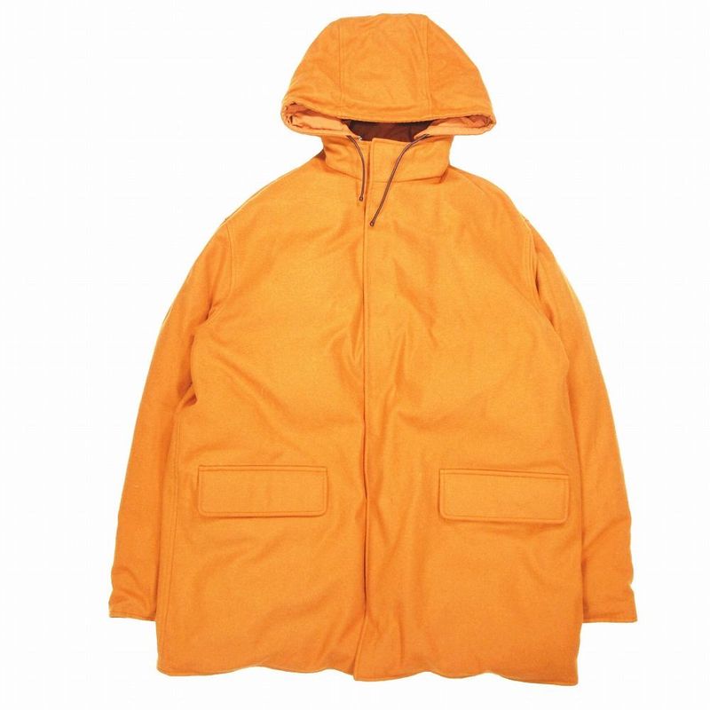 Hermes Reversible Cashmere Down Jacket Hermes Orange Hermes Reversible 100%
