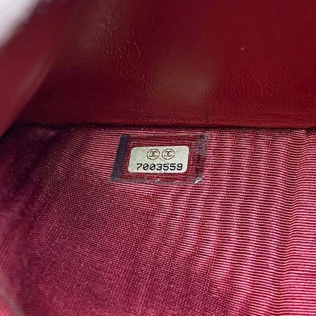 Chanel Bifold Wallet Ec22876 Red Coco Mark A13496