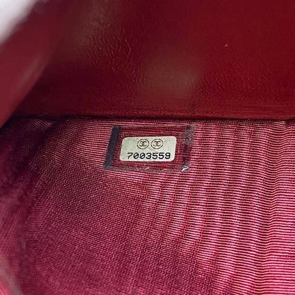 Chanel Bifold Wallet Ec22876 Red Coco Mark A13496