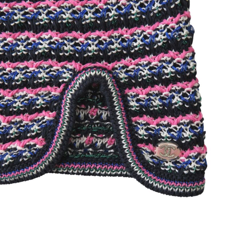 Chanel P56636k07412 Coco-mark Cotton Pink Short Sleeves Knit 1430 Chanel