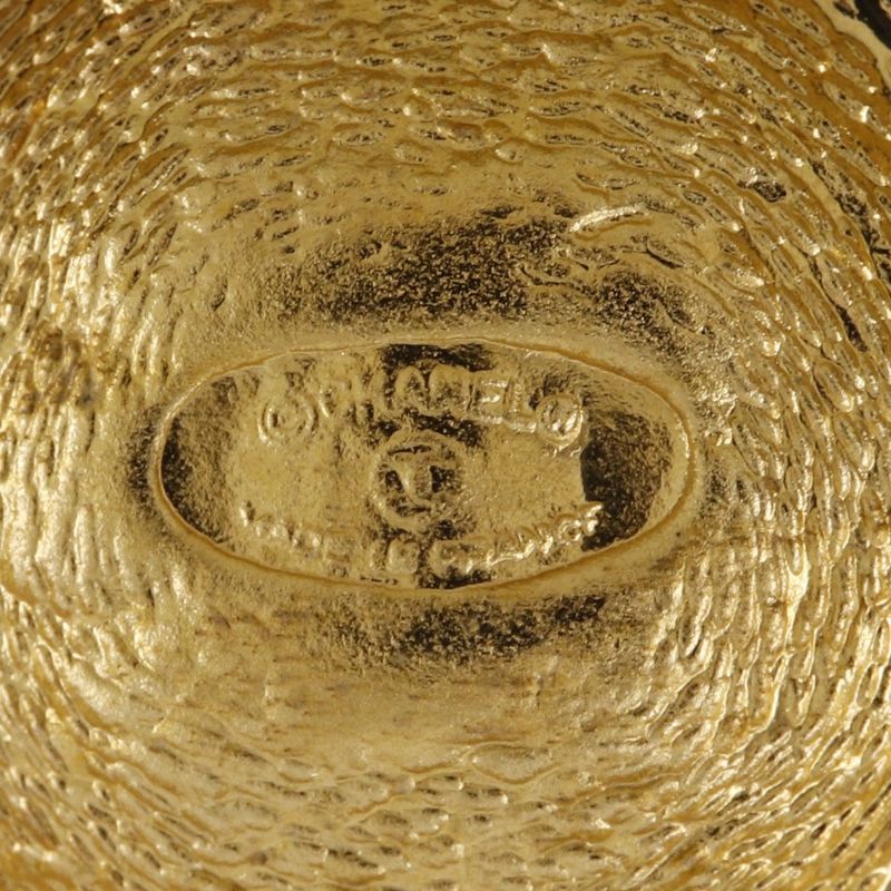 Chanel Coco Mark Matelasse Vintage Gold Plated Ladies 71g Bracelet