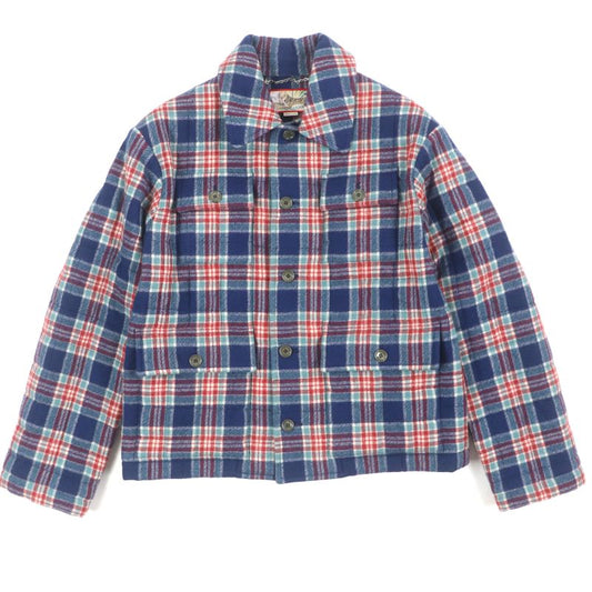  Gucci 22SS 683264 Gucci Tiger 100% Wool Quilted Checkered Back Logo Patch