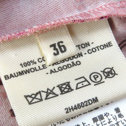 Hermes 22AW 100% Cotton Tresor De Medor Short Sleeved T-shirt Cut And Sewn Pink