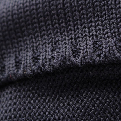 Prada 100% Silk Long Sleeve Cardigan Top Navy 44