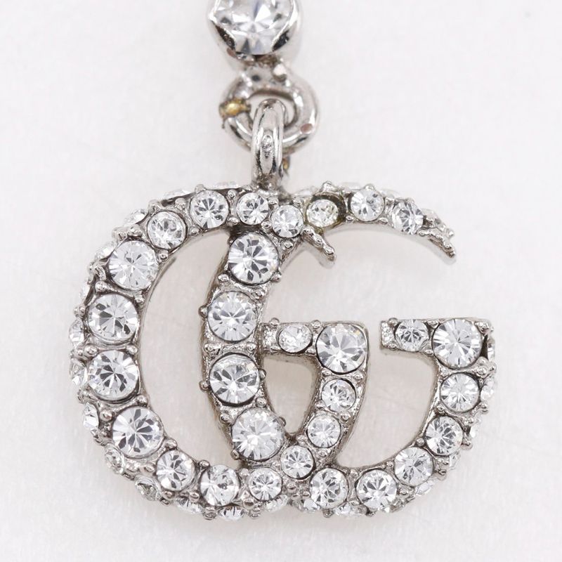 Gucci Catsuit GG Metal And Rhinestone Silver Ladies Other Accessories