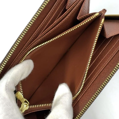 Louis Vuitton Zippy Wallet Monogram RFID Compatible PVC Brown Round Zipper Long