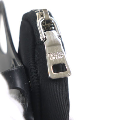 Prada 1zt054 Nylon Re-nylon Triangle Logo Neck Strap Phone Holder Cell Phone