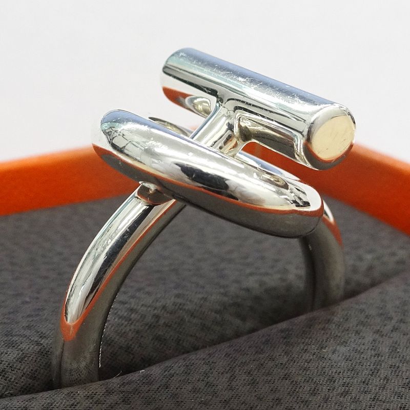 Hermes Echape MM Ring 54 Sv925 Approx 9.6g Accessories - Women's