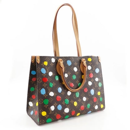 Louis Vuitton Lv×yk On The Go MM Yayoi Kusama Painted Dot M46379 Monogram