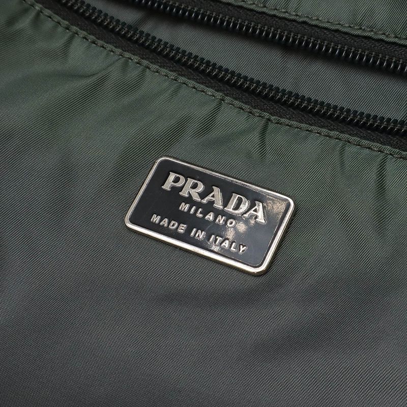 Prada Plat Dasport Boston Bag Travel Bag Travel Cabasn 2WAY Shoulder Bag Nylon
