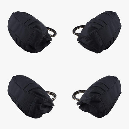 Fendi Mia Black PVC Coated Canvas 8br616 2415-8br616-dmp-109