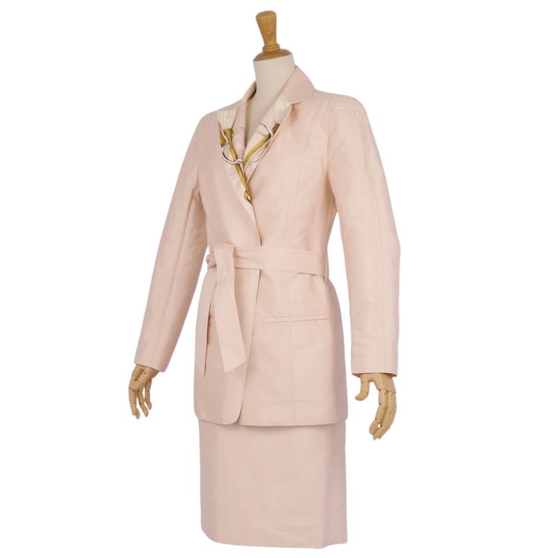 Vintage Hermes Setup Skirt Suit Cot