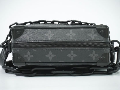 Authentic Louis Vuitton LV Mini Soft Trunk Monogram Eclipse Shoulder Bag