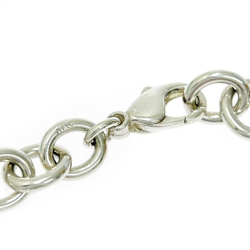 Tiffany & Co Silver Gold Heart Arrow Combination Bracelet 47.0g 925 750