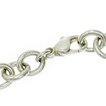 Tiffany & Co Silver Gold Heart Arrow Combination Bracelet 47.0g 925 750