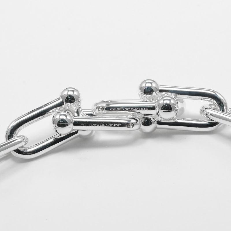 Tiffany & Co Hardware Graduated Links 925 Silver Ladies 22.3g Earrings