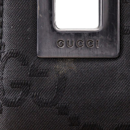 Gucci One Shoulder 001998 X GG Nylon Black Ladies Shoulder Bag