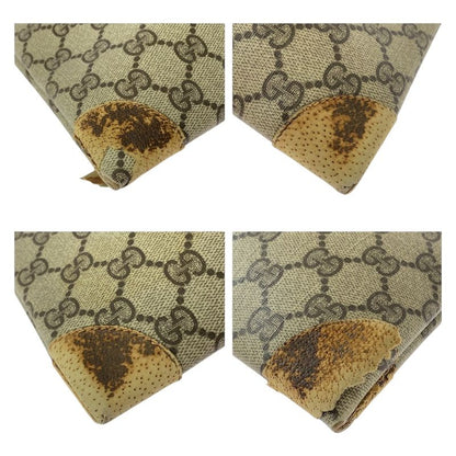 Gucci Vintage Old Gucci Sherry Line Beige GG Supreme Canvas 002 63 0048 Tote