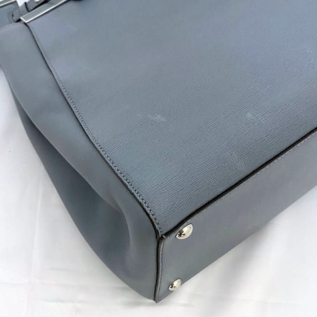 Fendi 2way Bag Toujours Blue Gray 8bh250