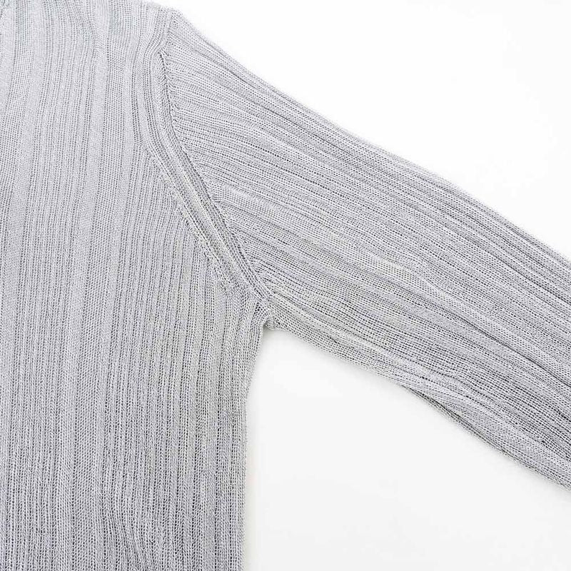 Gucci Cardigan Crystal Button S Size Silver - 765717 Long Sleeve