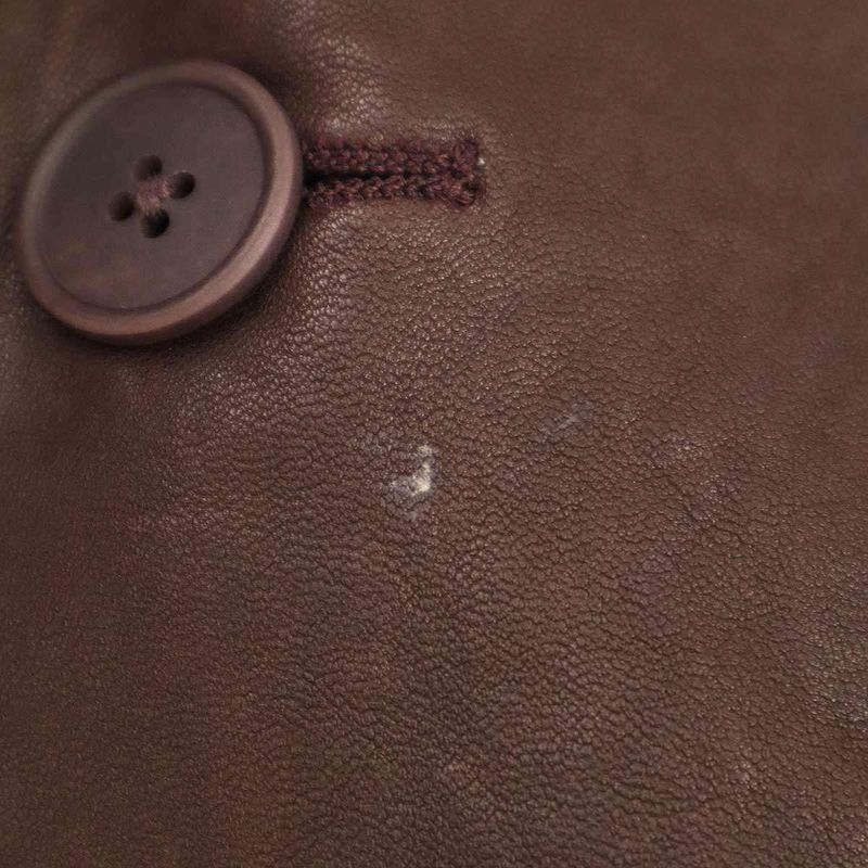 Bottega Veneta Leather Tailored Jacket 221384 Vn310 Purple 44