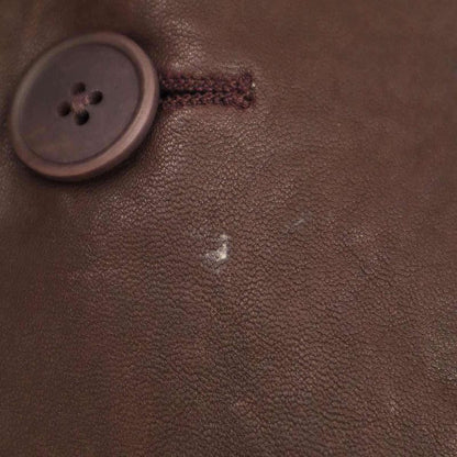 Bottega Veneta Leather Tailored Jacket 221384 Vn310 Purple 44