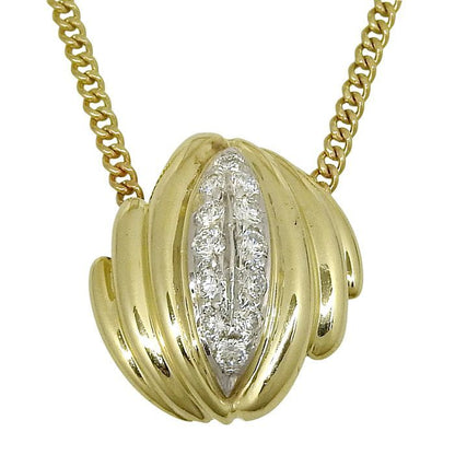 Tiffany & Co Tiffany & Co Design Diamond Necklace 18K Yellow Gold 750 Yellow