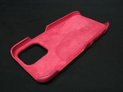 Christian Dior Lady Dior Cannage Patent Leather Iphone13pro Phone Case Pink