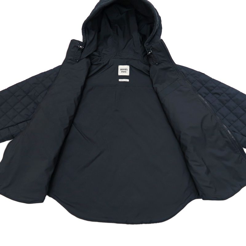 Hermes Quilted Down Serie 34 BK Polyester 5e0161dk Outerwear - Women's