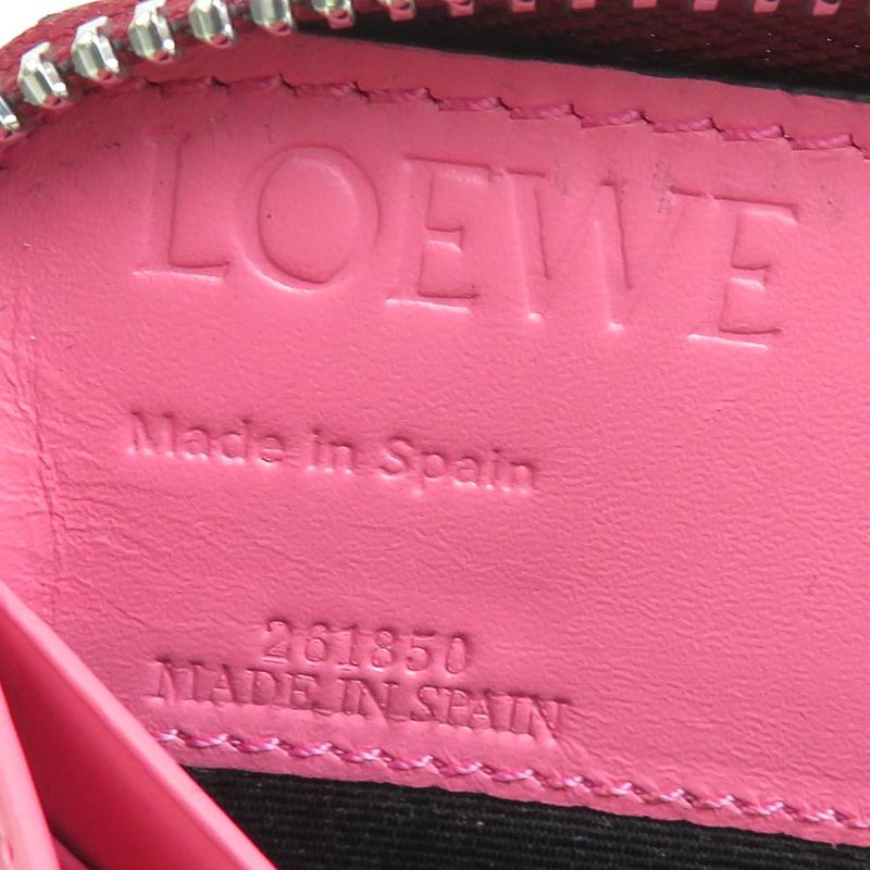 Loewe Round Zipper Long Wallet Anagram