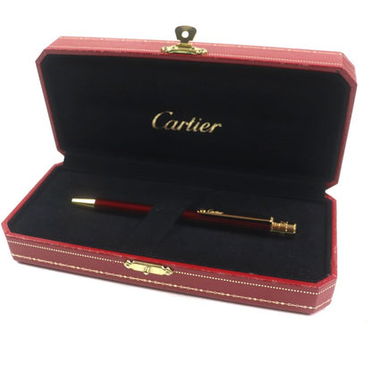 Cartier Santos De Cartier Ballpoint Pen With Logo Engraving Twist Closure