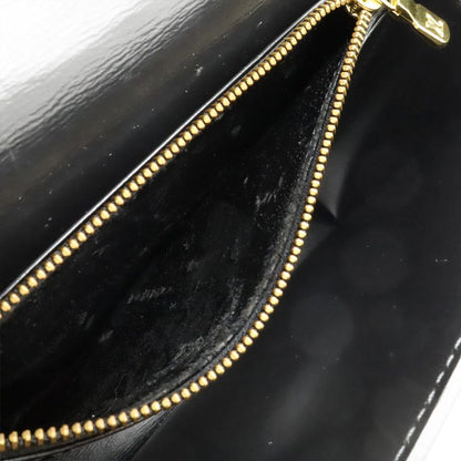 Louis Vuitton Epi Malesherbes Handbag Flap Bag Leather Noir Black Gold Hardware