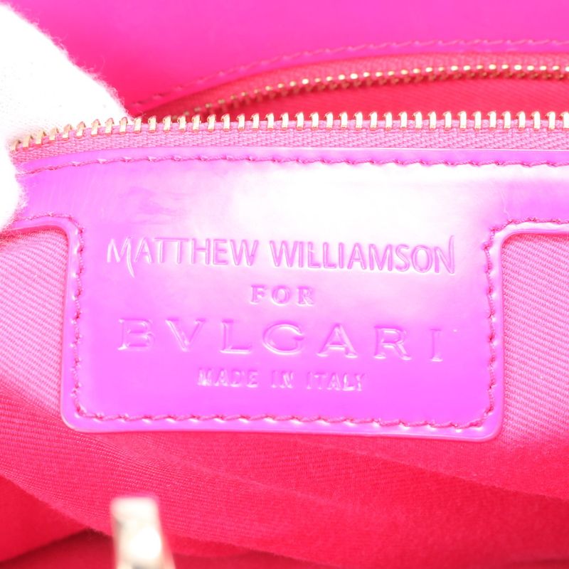 Bulgari Hologram Seal Matthew Williamson 2WAY Tote Bag Crossbody Shoulder A4