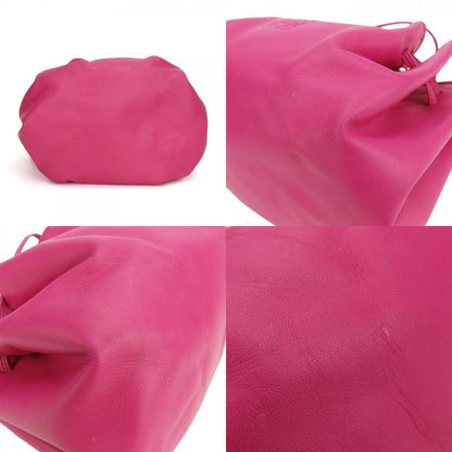 Loewe Shoulder Bag Anagram Nappaleather Pink Gold Hardware Drawstring Shoulder