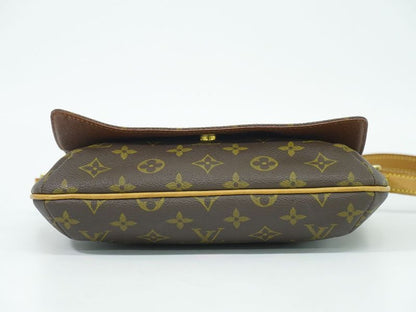 Authentic Louis Vuitton LV Musette Tango Short Monogram Shoulder Bag Brown