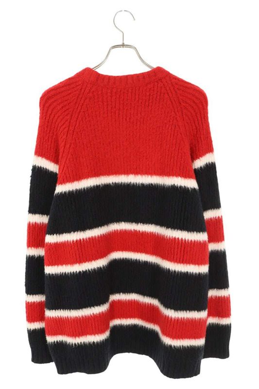 Celine Ry02h0zqj.38rn Striped Border Crew Neck Knit Men's XL
